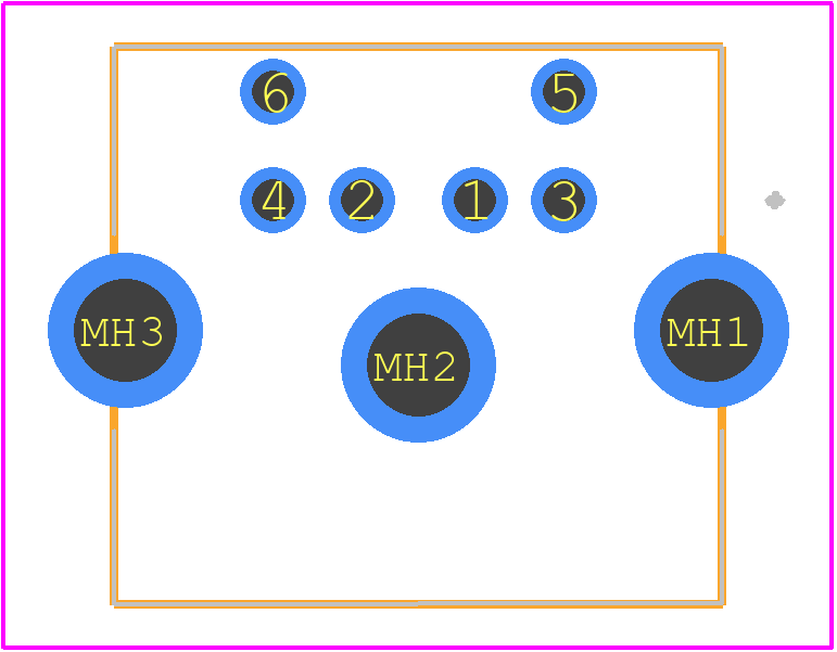 5750071-1 - TE Connectivity PCB footprint - Other - Other - 5750071-1-1