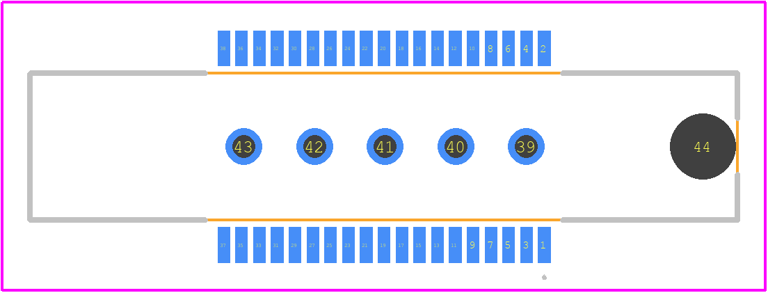 5767005-8 - TE Connectivity PCB footprint - Other - Other - 5767005-8-1