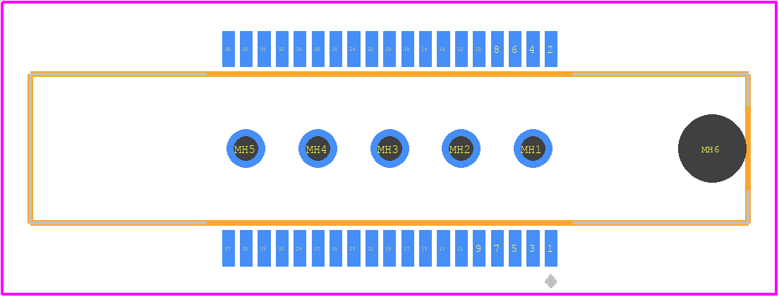 5767007-8 - TE Connectivity PCB footprint - Other - Other - 5767007-8-2