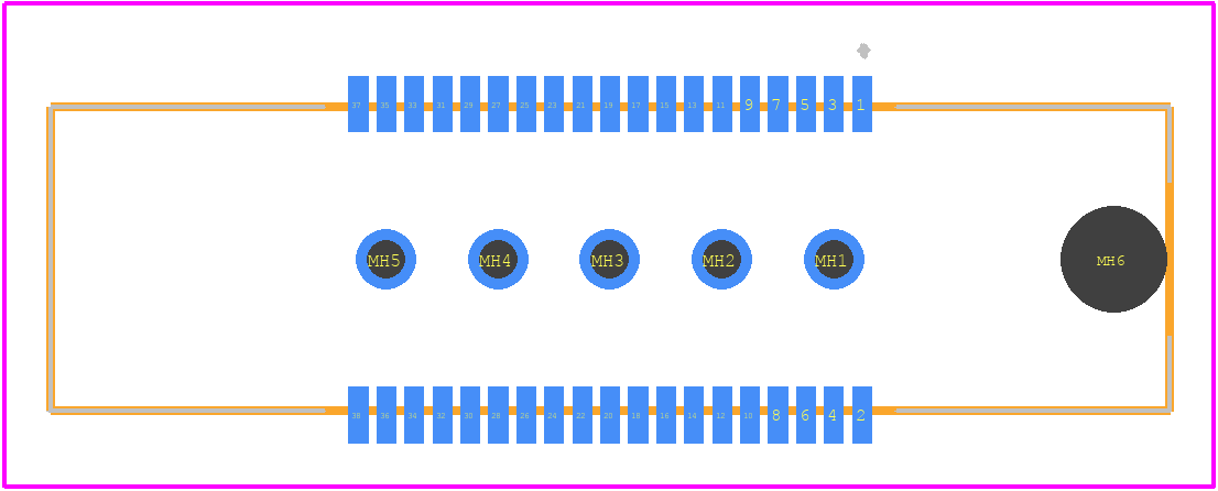5767054-1 - TE Connectivity PCB footprint - Other - Other - 5767054-1-1