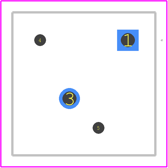 320.04E11BLU - E-Switch PCB footprint - Other - Other - 320.04E11BLU-1