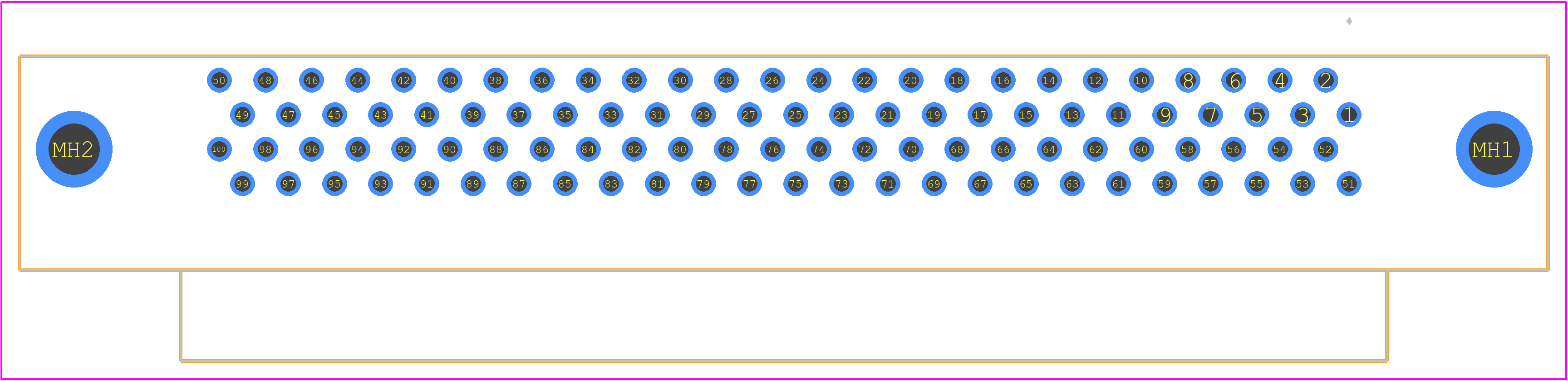 5787169-9 - TE Connectivity PCB footprint - Other - Other - 5787169-9-1