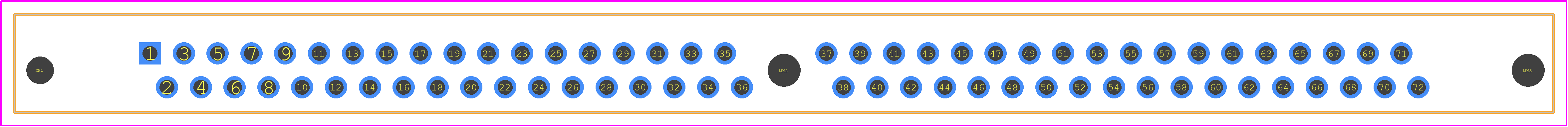 5822030-3 - TE Connectivity PCB footprint - Other - Other - 5822030-3-1