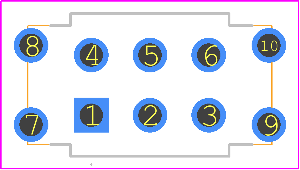 100DP3T6B11VS5RE - E-Switch PCB footprint - Other - Other - 100DP3T6B11VS5RE-2