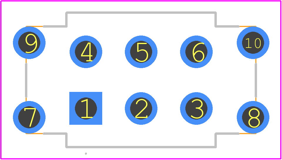 100DP3T6B11VS5QEH - E-Switch PCB footprint - Other - Other - 100DP3T6B11VS5QEH-4