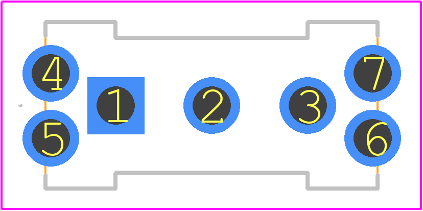 100SP1T4B1VS2QEH - E-Switch PCB footprint - Other - Other - 100SP1T4B1VS2QEH-2