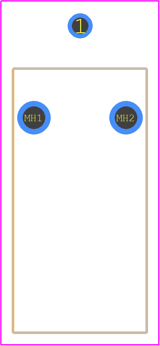 6274127-1 - TE Connectivity PCB footprint - Other - Other - 6274127-1-3