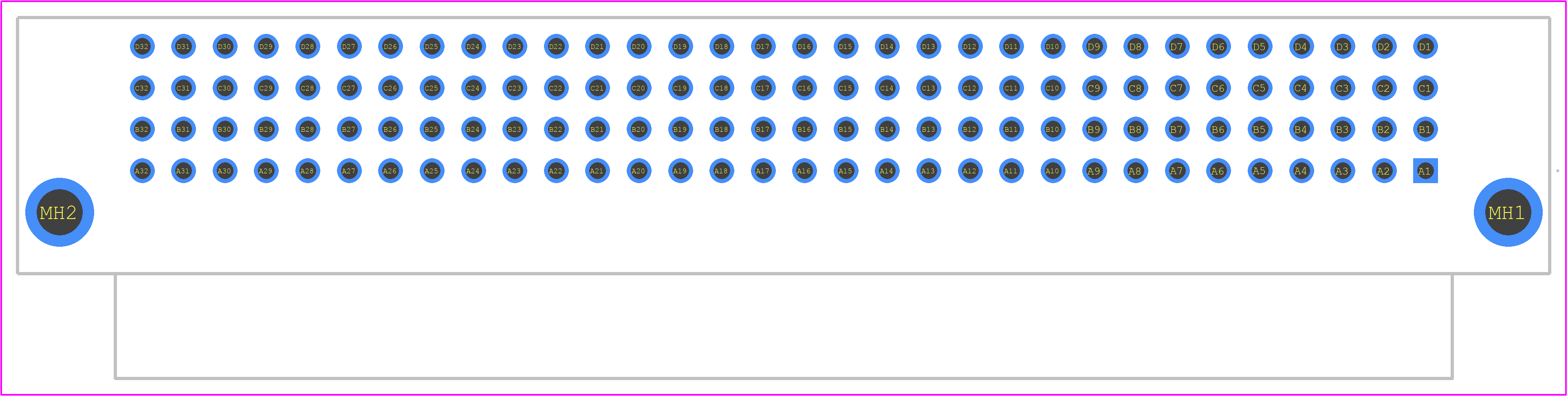 013183 - ERNI PCB footprint - Other - Other - 013183-2