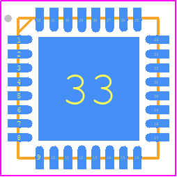 STM32WBA54KEU7TR - STMicroelectronics PCB footprint - Quad Flat No-Lead - Quad Flat No-Lead - UFQFPN 32 5x5x0.55 mm_2023-2