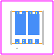 MCG020N03L-TP - MCC PCB footprint - Other - Other - DFN3333-D