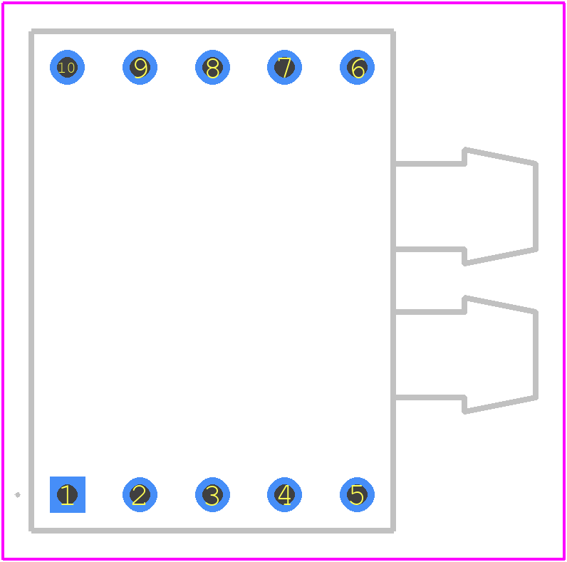 LDES250UF6S - TE Connectivity PCB footprint - Other - Other - LDES250UF6S-2