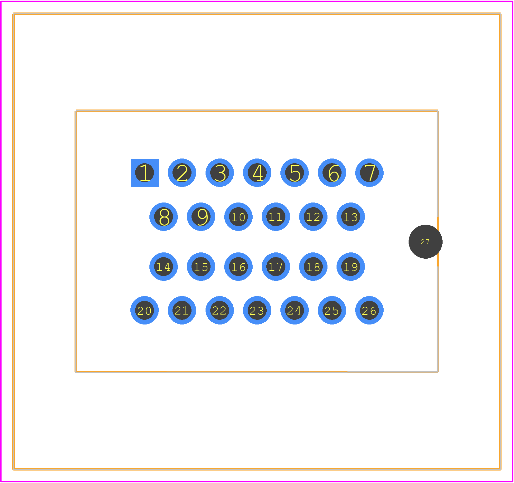 6437288-6 - TE Connectivity PCB footprint - Other - Other - 6437288-6-2