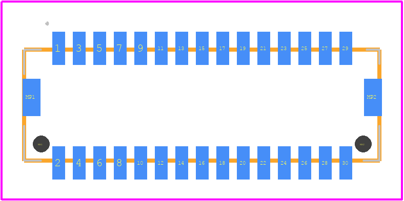 DF20G-30DP-1V(56) - Hirose PCB footprint - Other - Other - DF20G-30DP-1V(56)-1