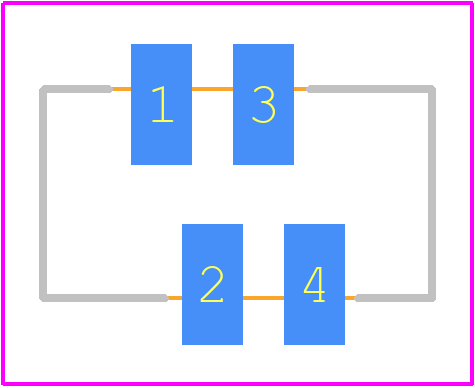 7-338069-4 - TE Connectivity PCB footprint - Other - Other - 7-338069-4-1