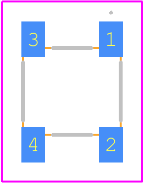 ABS20M-13 - Diodes Incorporated PCB footprint - Other - Other - SOPA-4 (Type WX)
