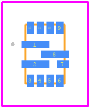 AP62500SJ-7 - Diodes Incorporated PCB footprint - Other - Other - V-QFN2030-12  (Type A)