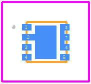 DML1010FDK-7 - Diodes Incorporated PCB footprint - Other - Other - U-DFN2020-8 (Type K)