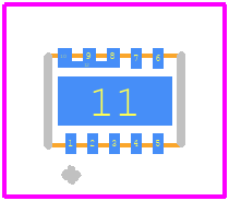 DML22990LWG-7 - Diodes Incorporated PCB footprint - Other - Other - V-DFN3020-10 (Type C)