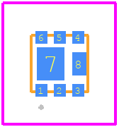 DMP2016UFDF-13 - Diodes Incorporated PCB footprint - Other - Other - DMP2016UFDF-13-5