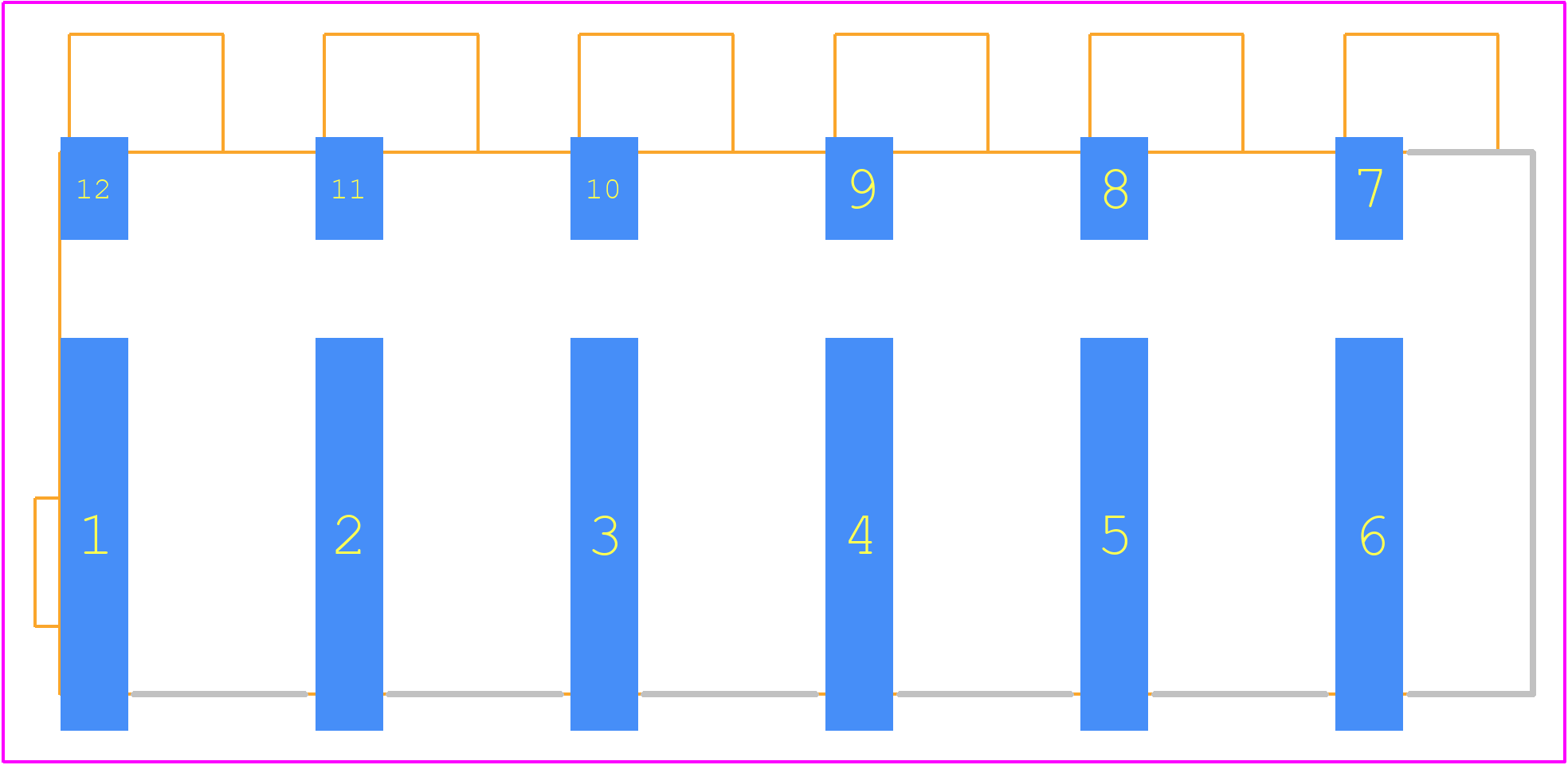 2318582-6 - TE Connectivity PCB footprint - Other - Other - 2318582-6-5