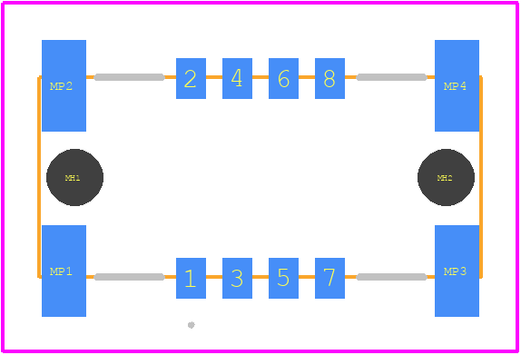 15390080601234 - HARTING PCB footprint - Other - Other - 15 39 008 0601 234-1