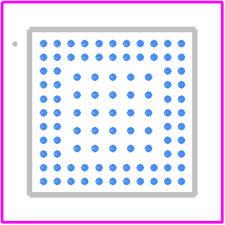 CYPM1322-97BZXI - Infineon PCB footprint - Other - Other - 97-ball BGA