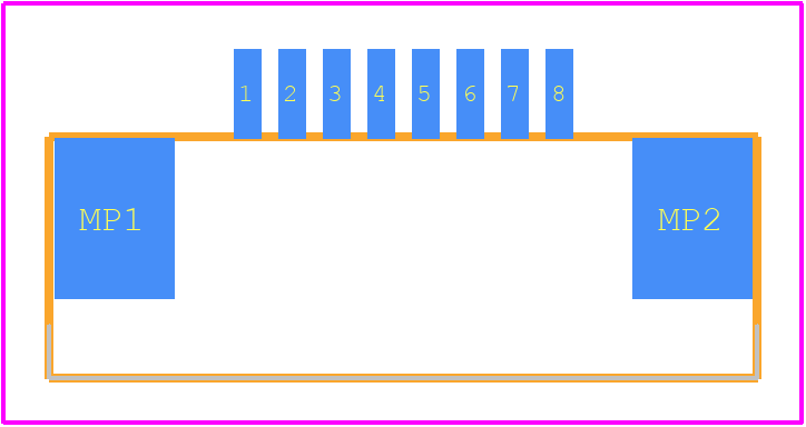 84952-8 - TE Connectivity PCB footprint - Other - Other - 84952-8-2
