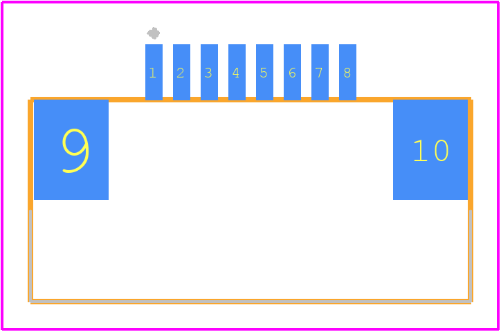 84953-8 - TE Connectivity PCB footprint - Other - Other - 84953-8