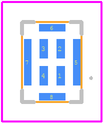 MP34DT05 - STMicroelectronics PCB footprint - Other - Other - HCLGA (3 x 4 x 1 mm) 4LD