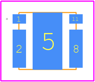 STL7NM60N - STMicroelectronics PCB footprint - Other - Other - PowerFLAT™ 5x5_2023