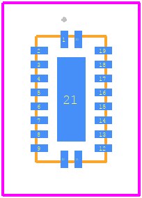 SN74HCS573QWRKSRQ1 - Texas Instruments PCB footprint - Other - Other - RKS0020B_2024-1