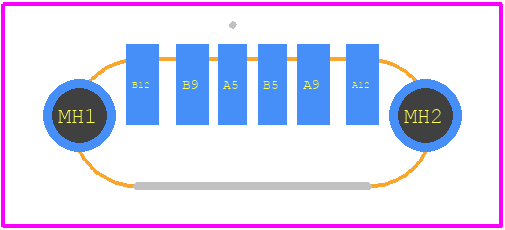 2480790-1 - TE Connectivity PCB footprint - Other - Other - 2480790-1-2