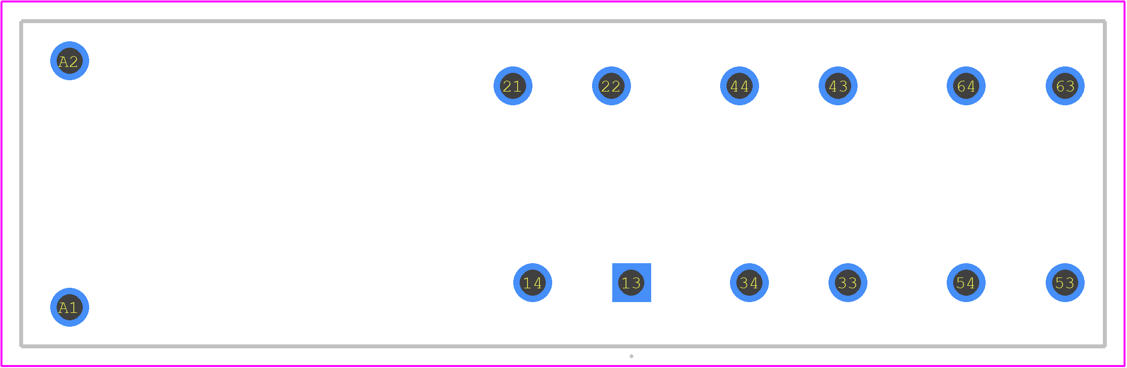 2-1558738-4 - TE Connectivity PCB footprint - Other - Other - 2-1558738-4-2