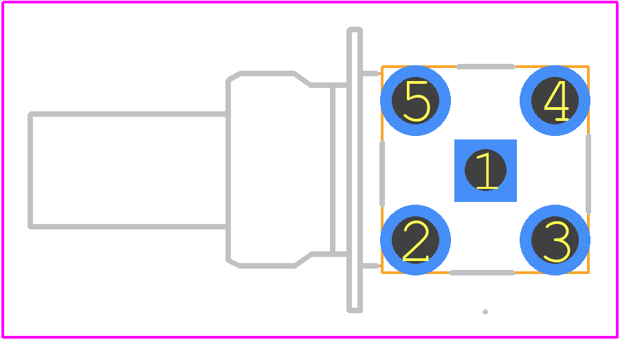 2446155-1 - TE Connectivity PCB footprint - Other - Other - 2446155-1