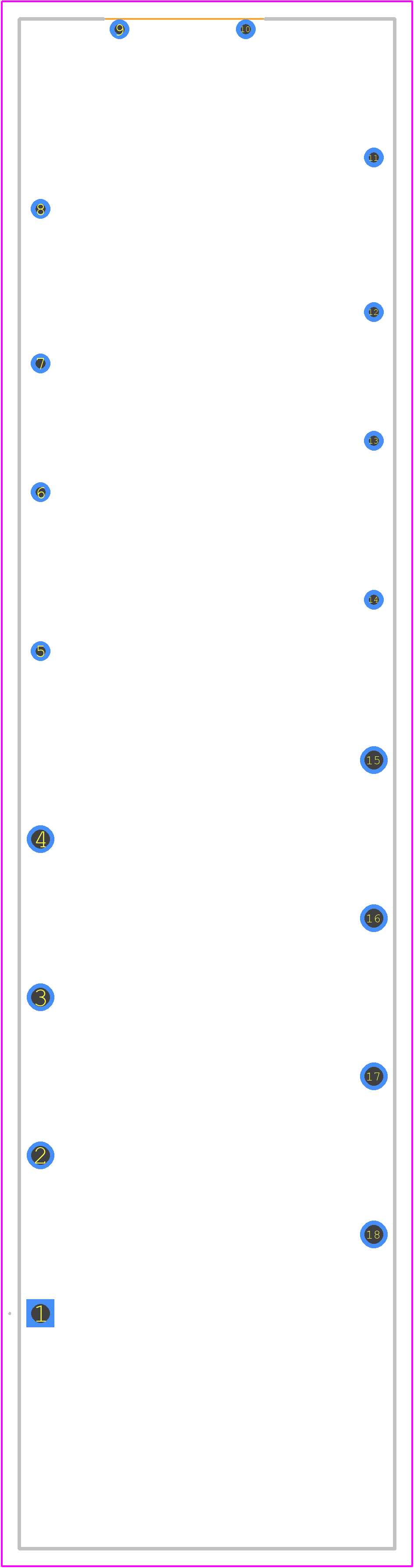 2391506-1 - TE Connectivity PCB footprint - Other - Other - 2391506-1-12
