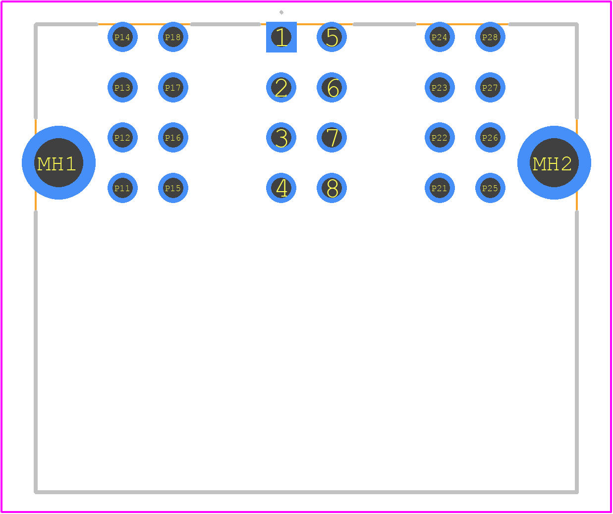2332799-3 - TE Connectivity PCB footprint - Other - Other - 2332799-3