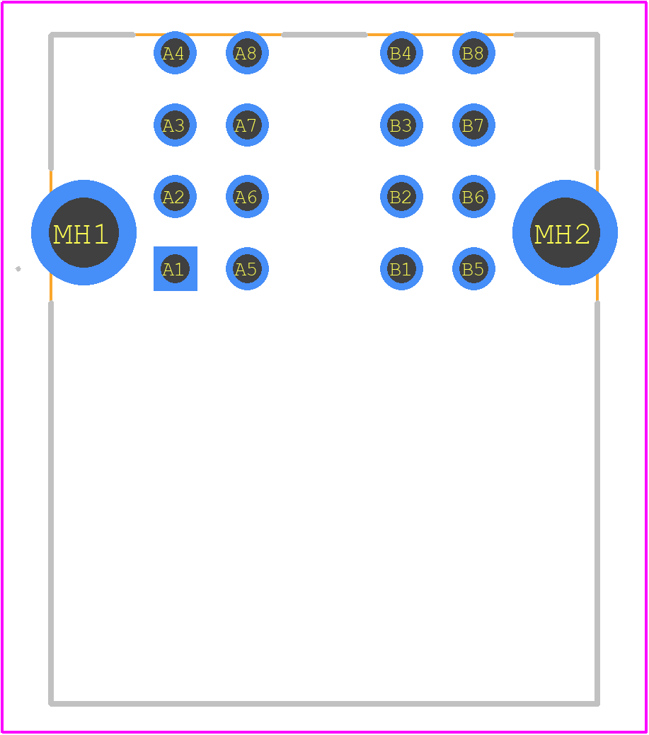 2332664-4 - TE Connectivity PCB footprint - Other - Other - 2332664-4