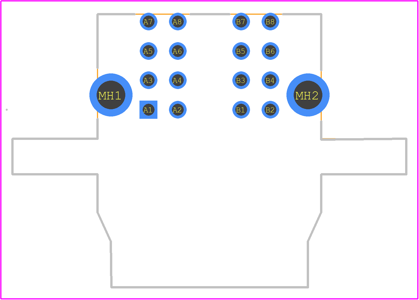 1-2332664-1 - TE Connectivity PCB footprint - Other - Other - 1-2332664-1-2