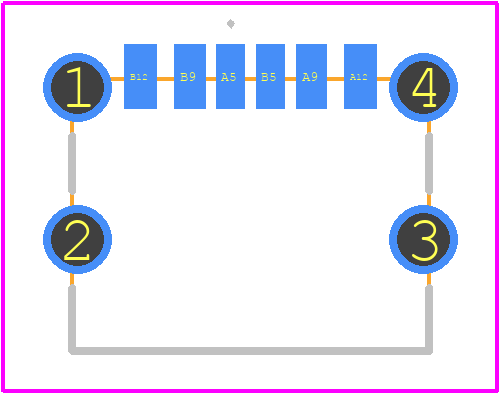 2479774-2 - TE Connectivity PCB footprint - Other - Other - 2479774-2-1