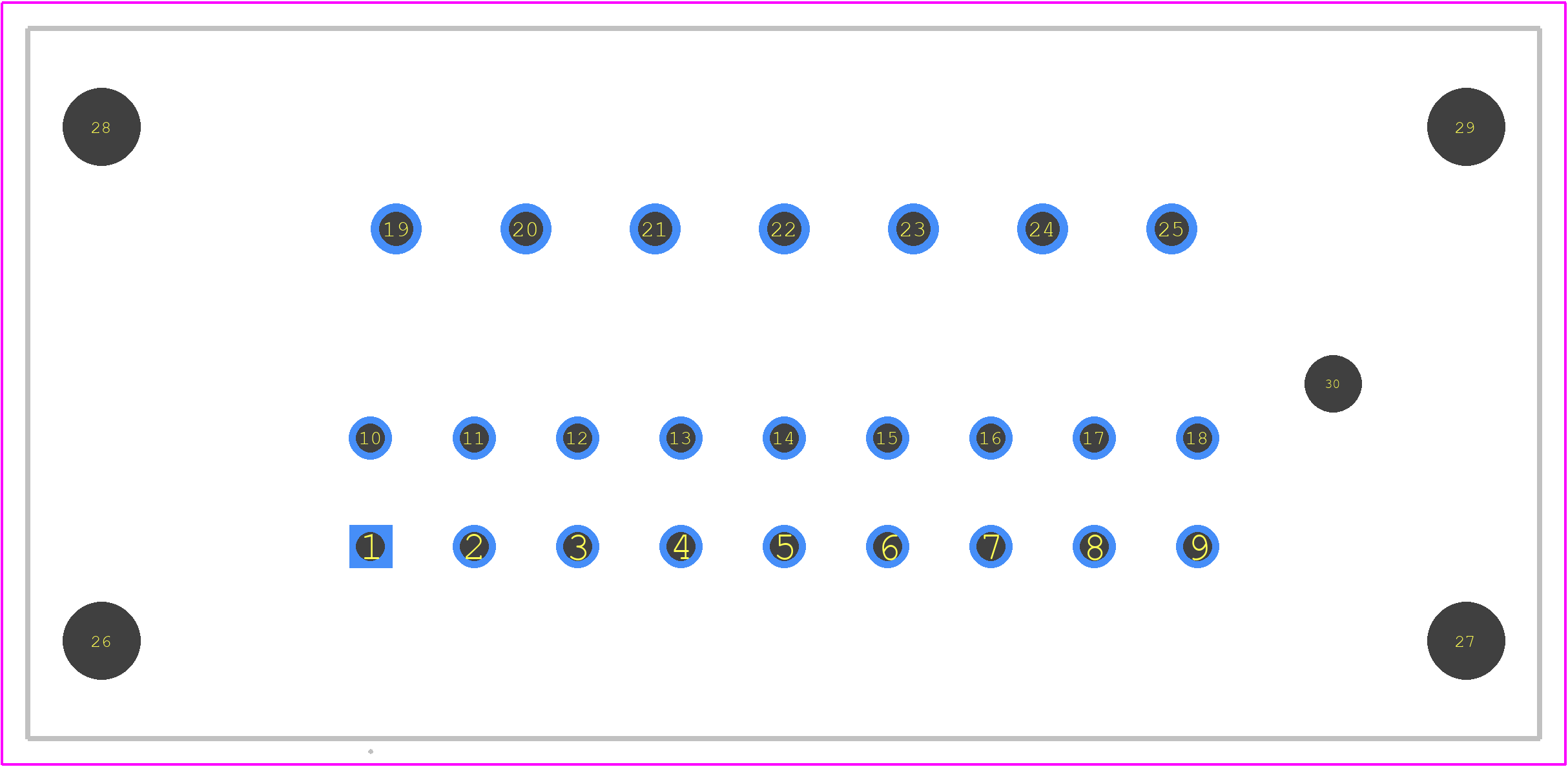 1-1670615-2 - TE Connectivity PCB footprint - Other - Other - 1-1670615-2-3