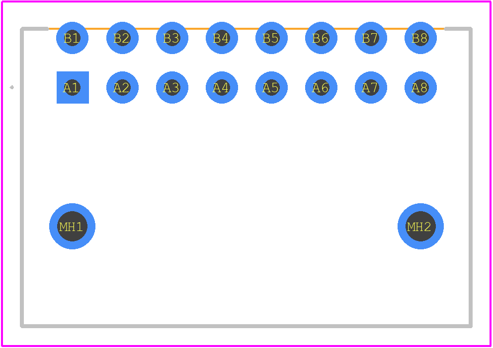 1-1827876-8 - TE Connectivity PCB footprint - Other - Other - 1-1827876-8-1