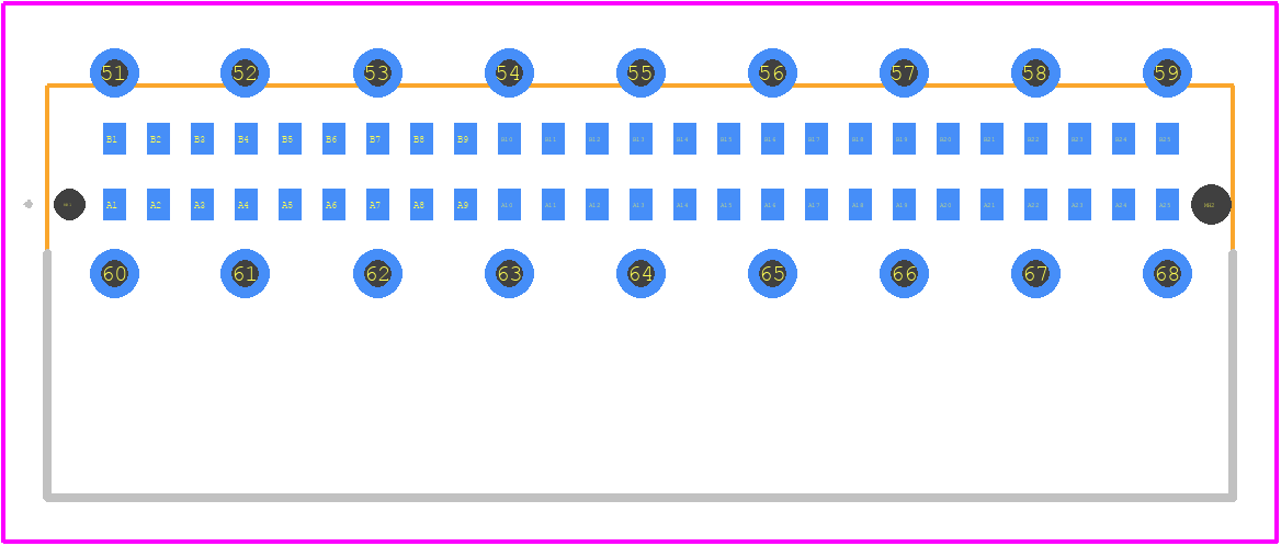 374720-E - TE Connectivity PCB footprint - Other - Other - 374720-E-1