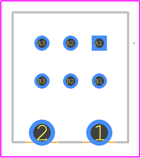 1-2040558-3 - TE Connectivity PCB footprint - Other - Other - 1-2040558-3-1