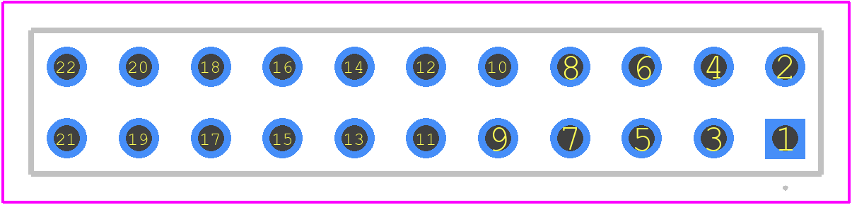 1-215309-1 - TE Connectivity PCB footprint - Other - Other - 1-215309-1-3