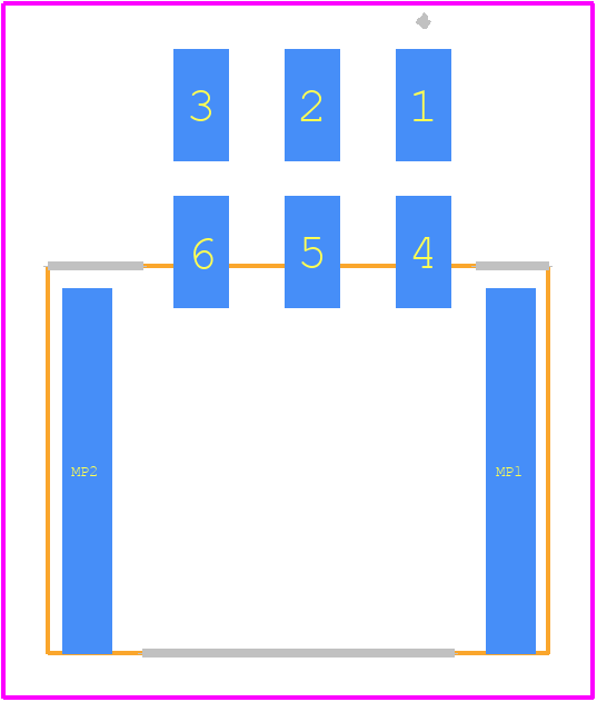 105405-2206 - Molex PCB footprint - Other - Other - 105405-2206-1