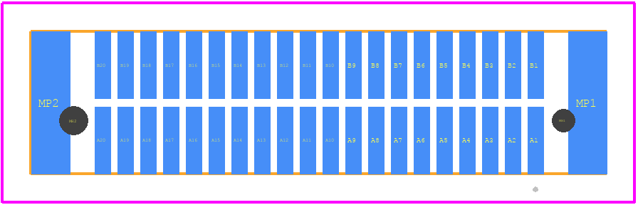 294138-E - TE Connectivity PCB footprint - Other - Other - 294138-E-2