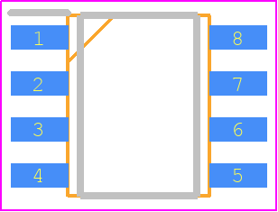 VOIH060A-X001T - Vishay PCB footprint - Small Outline Packages - Small Outline Packages - SOIC-ren3