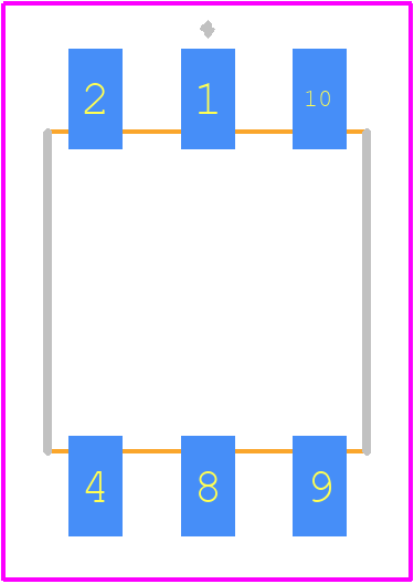 A6KS-102RS-R100 - OMRON Electronics PCB footprint - Other - Other - A6KS-102RS-R100-2