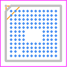 AMA4B2KL-KXR - Ambiq Micro, Inc. PCB footprint - BGA - BGA - SoC BGA