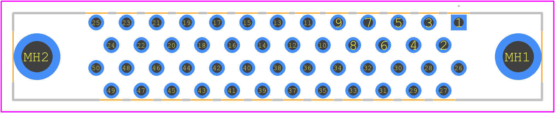 173279-3 - TE Connectivity PCB footprint - Other - Other - 173279-3-1